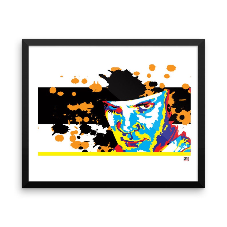 16 X 20 Clockwork Orange Pop Art Wall Art Home Decor Framed Etsy