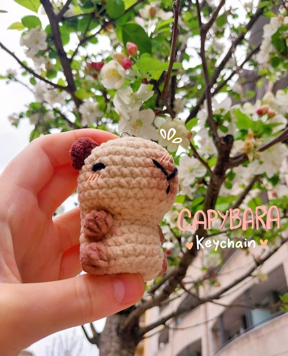 Capybara Crochet Pattern | Low-Sew Capybara Amigurumi (PDF Download)