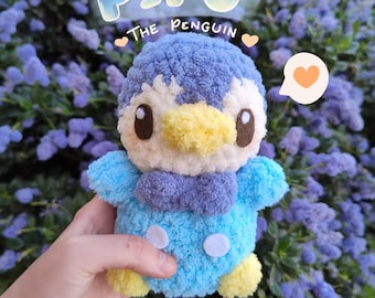 Penguin Crochet Pattern | Pipo Amigurumi Plush Toy | Beginner-Friendly (PDF Download)