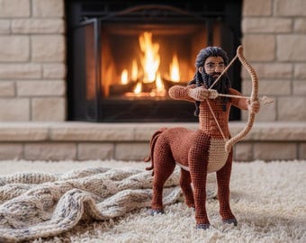 Patrón de amigurumi de Sagitario · Peluche de centauro a crochet · Muñeca del zodiaco en PDF