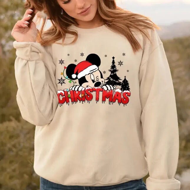 Discover Disney Christmas Sweatshirt, Mickey Christmas Sweatshirt