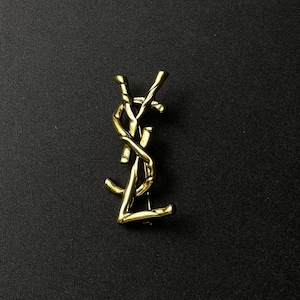 Vintage wundervolle Brosche von Yves Saint Laurent, goldfarben, selten