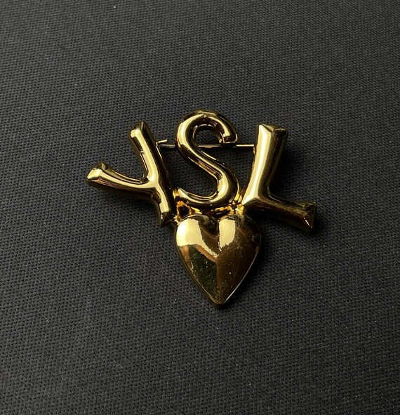 希少 イブサンローラン YSL ブローチ 【公式通販】