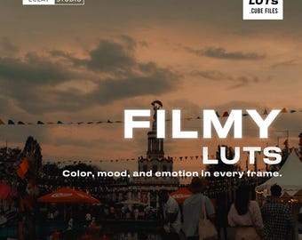 Filmy LUTs Pack | Film Look Video Color Grade (.Cube Files)
