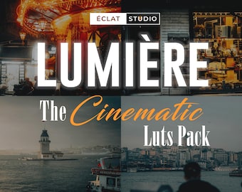 Lumière Cinema LUTs | Cinematic .CUBE LUTs for DaVinci Resolve, FCP, CapCut & Mobile