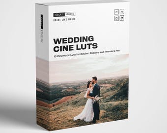 Sony Wedding LUTs for DaVinci Resolve: Romantic Film Look (.CUBE)