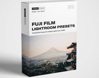Preset Fuji Film Lightroom / Toni vintage e cinematografici / Astia, Velvia, Provia / Preset per desktop e dispositivi mobili