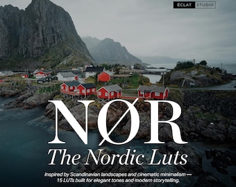 Nordic LUTs for DaVinci Resolve | 15 Scandinavian Cinematic Color Grades