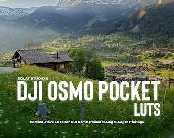 DJI Osmo Pocket 3 & 4 LUTs |  Cinematic D-Log Grade Pack