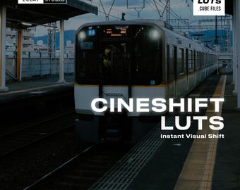 Pack de LUT CineShift | Fichiers .Cube d'étalonnage des couleurs cinématographiques