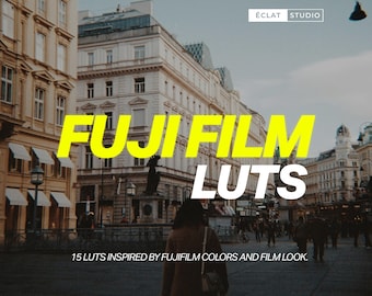 15 Fujifilm Film Look LUTs for DaVinci Resolve | Professional .CUBE Finishing LUTs for Cinematic Color Grading