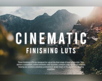 30 Finishing LUTs for DaVinci Resolve | Consistent Color Grading Pack