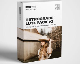 Klasyczne LUT-y filmowe: nastrojowa, kinowa gradacja kolorów – pliki DaVinci Resolve .CUBE