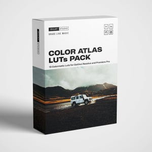 LUT Color Atlas: 13 LUT .CUBE professionali per DaVinci Resolve / Look cinematografici versatili per i creatori