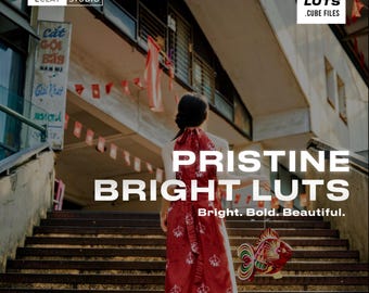 Pristine Bright LUTs | .Cube Files for DaVinci Resolve Premiere Pro Final Cut CapCut