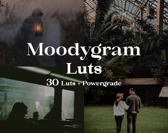 Paquete de LUTs Moodygram: 30 preajustes .CUBE de DaVinci Resolve para tonos cinematográficos de FCP y CapCut