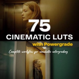 75 Filmische LUTs & Powergrades | .CUBE Video Filter für DaVinci, Premiere Pro, FCP, CapCut, Mobile