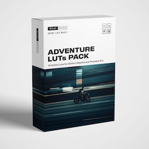 10 LUT per film d'avventura / Color Grading cinematografico per viaggi e attività all'aperto / LUT .CUBE per DaVinci Resolve