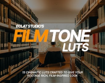 15 Film Tone LUTs for DaVinci Resolve | Cinematic Movie Aesthetic, Vibrant Film Look for Vlogs, Music Videos & Colorful Projects