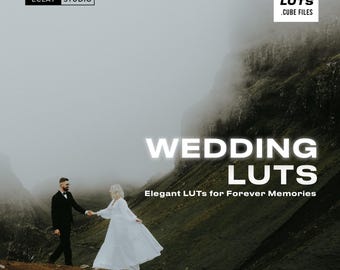 Sony Cinematic Wedding LUT-pakket: romantische filmlook voor filmmakers en fotografen. Kubusbestanden