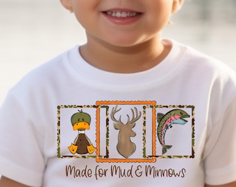 Hunting and Fishing PNG Made for Mud and Minnows Boy Digital Download
