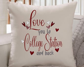 College Station, Texas PNG: Te amo y te amo (Descarga digital)