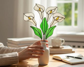 Calla Lily Stained Glass Mothers Day Gifts Calla Lily Bouquet for