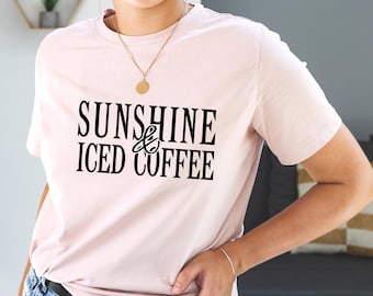 Sunshine & Iced Coffee SVG: Summer Sublimation Design (Digital Download