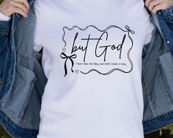 But God Christian SVG: Bible Verse Clipart for Cricut (Digital Download
