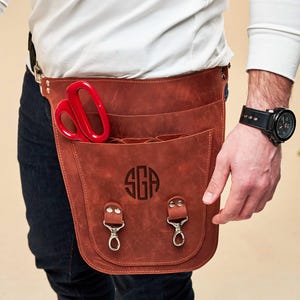 Tool belt leather, Garden tool belt, Leather garden gift, Gardening tool belt, Personalized tool belt, Florist tool belt, Leather tool pouch