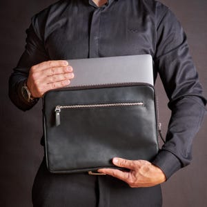 Leather laptop case men, Leather laptop sleeve 13 inch, Laptop case 15 inch, Personalized laptop case, 16 inch laptop case, Laptop cover