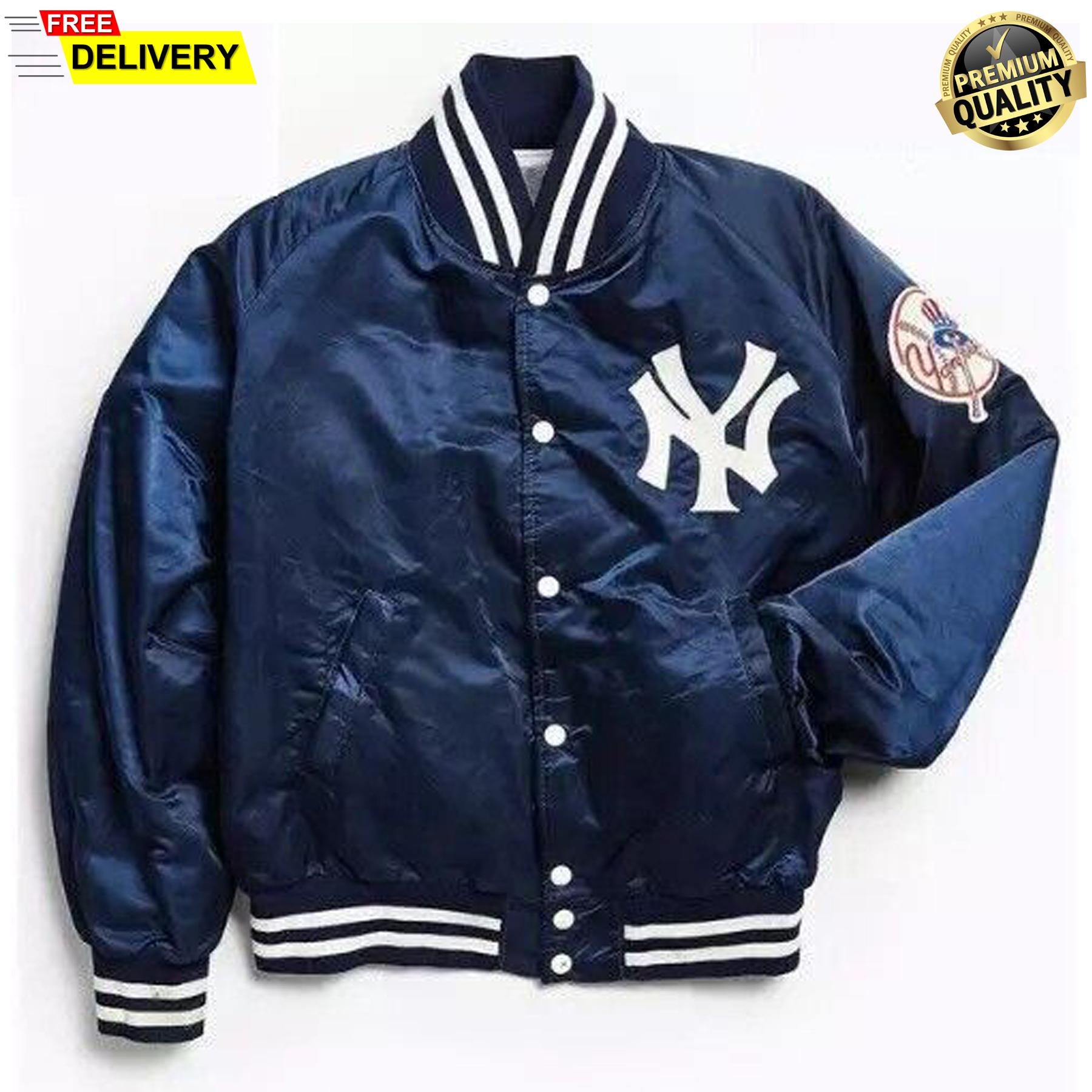 New York Yankees Varsity Jacket - Etsy Canada
