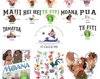 Pacchetto PNG della principessa di Moana, Moana e i suoi amici PNG, Pua Hei Hei PNG, Mi chiama principessa PNG, Pacchetto PNG dei personaggi di Moana, Regalo per i fan di Moana