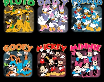 Mickey Mouse Png, Mickey Minnie Png, Donald Daisy Png, Pluto Goofy Png, Disney World, Disneyland, Familia Disney, Mickey y sus amigos Png