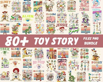 80+ Toy StoryPng Bundle, Toy Story Characters Png, Toy Story Group, You Have Got Friend In Me Png, Woody Buzz Lightyear Png, Toy Story Shirt