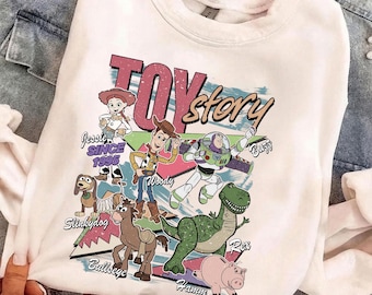 Vintage Toy Story 1995 PNG, Disney Toy Story PNG, Spielzeug Geschichte Charaktere, Disneyland Shirt, Woody Buzz Light Year T-rex, Magic Kingdom, BTW Png