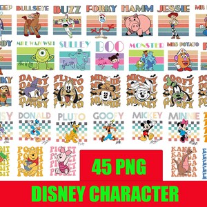 Zeichentrickfigur Png Bundle, Maus und Freunde Png, Spielzeug Geschichte Png, Disney Charakter, Disney Trip, Familienurlaub, Bär und Freunde