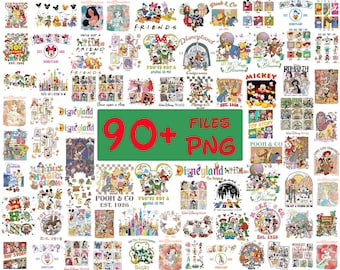 Pakiet 90+ postaci Disneya w formacie PNG, Księżniczki Disneya w formacie PNG, Miki i Przyjaciele w formacie PNG, Toy Story w formacie PNG, Kubuś Puchatek i Przyjaciele w formacie PNG, Disneyland2025
