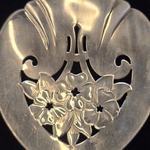Vintage silver plated spoon necklace