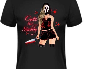 Female Ghostface PNG, Halloween Shirts