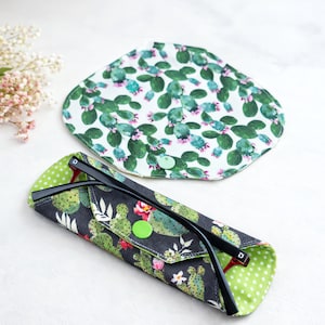 Glasses Case Fabric Sewing pdf pattern for Beginners
