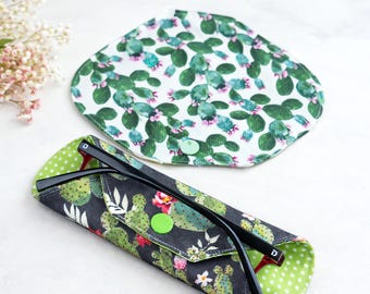 Patrón de costura en PDF para estuche de gafas de tela para principiantes