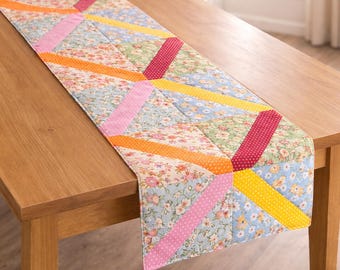 Padrão de Caminho de Mesa Acolchoado Charm Pack | Decoração Vintage para Casa (Padrão em PDF)