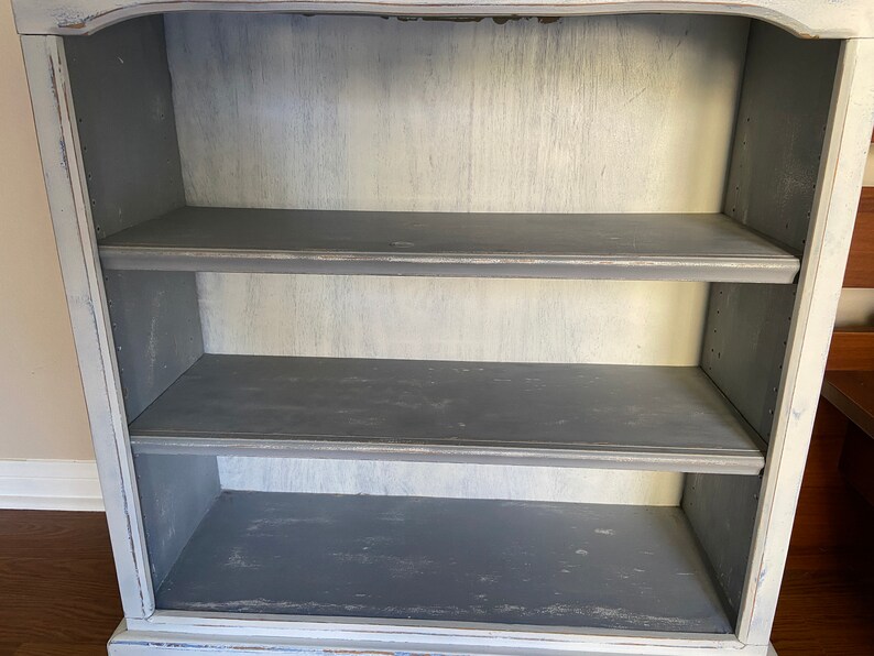 Antique Book/display Case W/adjustable Shelveslocal Etsy