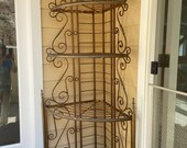 Mid-century 1960 39 s Corner Metal Plant Stand 80 quot H LOCAL PICK-UP