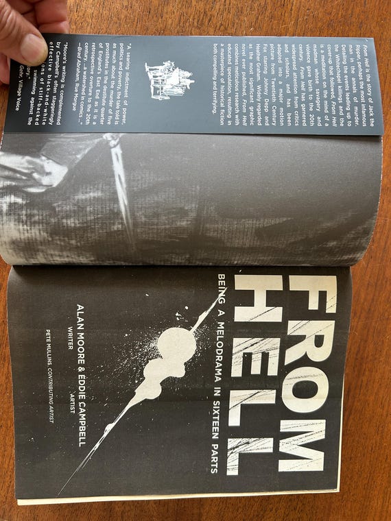 From Hell by Alan Moore & Eddie Campbell (2004, Softcover) SIGNED