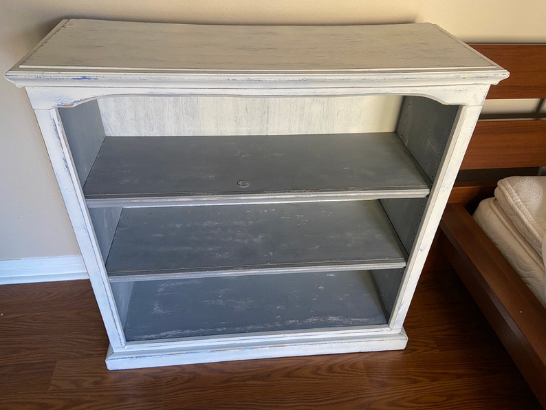 Antique Book/display Case W/adjustable Shelveslocal Etsy