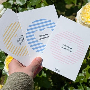 Carte à imprimer ou affiche – Maman, Papa, Nounou, Maîtresse – Fichier digital à télécharger