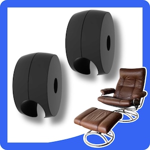 Replacement Tensioner Glide Mount for Ekornes Stressless (Set of 2) (Pre 2000)