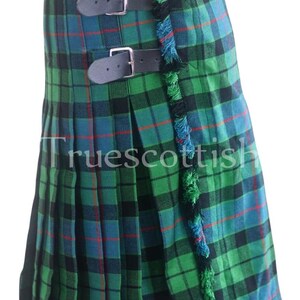 Scottish Morrison Ancient Tartan Kilt For Men Custom Handgemaakte Traditionele 8 Yard Kilts